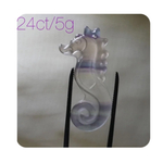 24ct マルチカラーフローライト 天然石 ルース DIY ビーズ ハンドメイド 素材 FatePiece 4415
