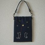 バネポーチ☆ネコと星