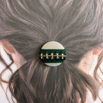 再販　大人　【ヘアゴム】　刺繍リボン　コーデュロイ　秋　冬　あき　ふゆ　おとな　へあごむ　ヘアアクセ　ナチュラル　くるみボタン　髪ゴム　髪ごむ