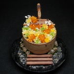 ✿再販✿花手水～向日葵色～
