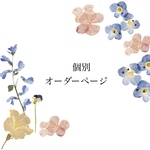 個別オーダー