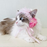 フラワーヘッドドレス pink