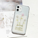 シンプル 花柄 スマホケース 全機種対応  iPhone13 / iPhoneケース / Galaxy / ハンドメイド / TPU / PC 