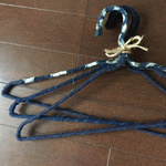 古布 藍 絣 ハンガーE