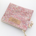 【再販】LIBERTY　リバティ Jenny's Ribbons/ ジェニーズリボンズ 7P　　◆　ビニコのクリアミニポーチ　★パスケース、コイン、キーケースに♪　