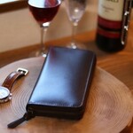 数限定 本革 長財布 ブラック 財布 　レザー　長財布　