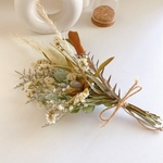 ドライフラワー ネイティブフラワー White&Latte color スワッグ ミニブーケ 
