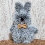 ほほえみうさぎのぬいぐるみ（ミックスグレー）