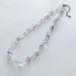 淡水パール天然石チョーカー【MIX_2 necklace choker】
