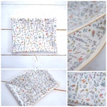 ｙさまお取り置きのお品もの　セオ　クリアポケットポーチほか★One side all skeleton pen case  LIBERTY　Theo　ブルーダスト  