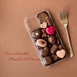 受注制作❤️ワインレッドハートのCHOCOLATE BOX✨iPhone12/12Proケース