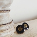 vintage button pierce