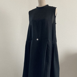 絽喪服リメイクタックワンピース