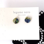 ミナペルホネン ストロベリーシーフ×タンバリン の小さな秋色ピアス