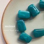 〈6個*No.Y1460〉 import マーブルクリア/ダークグリーン
