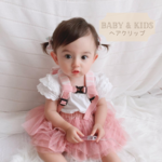 🍓小さめ ベビーヘアクリップ 薄毛ちゃんに◎    リバティ ベッツィ  ３色   