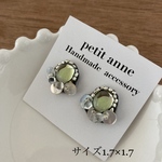 ビンテージペリドット❤︎ビーズ刺繍