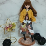 送料無料  トップス  パンツ  カーディガン  3点 セット  ピュアニーモ  リカちゃん