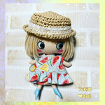 イーマリーちゃん❤︎の洋風甚平と麦わら帽子のセット❤︎