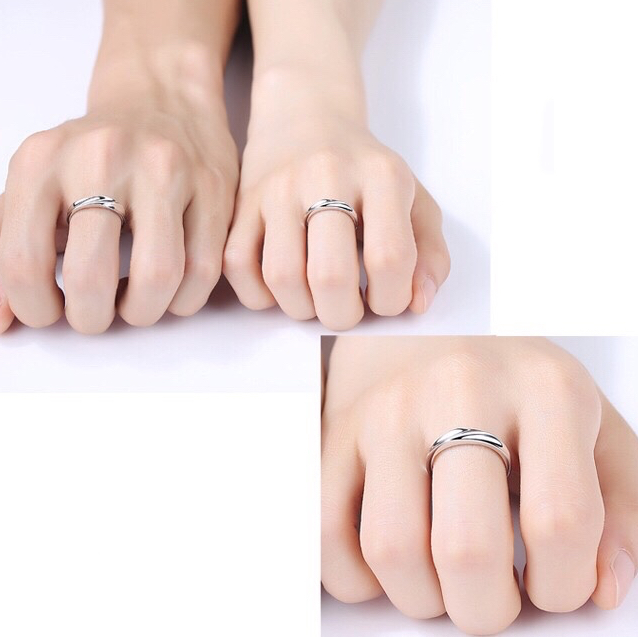 ✨NEW✨カップルペアリング(フリーサイズ)刻印可 指輪 結婚