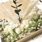 パンパスグラスと千日紅＊マカロングリーン＊花材詰め合わせ＊ドライフラワー花材詰め合わせ