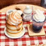 【新作】クリームソーダとパンケーキセット♡