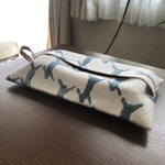 ティッシュカバー✳︎壁掛けタイプ✳︎ミナペルホネン ハンドメイド  runrunrun 白