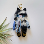 1662❤️ふわもこ猫chanチャームストラップ
