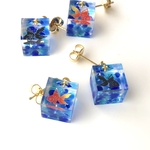 【再販】恋する金魚ピアス