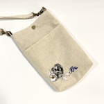 chibi-pokke様オーダー品☆犬の手刺繍のショルダーポーチ