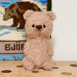2021第二弾② 桃色ベアさん　テディベア　ハンドメイド 