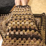 【送料込み】ブランケット　ソファーカバー　マルチカバー　ラグマット　編み物