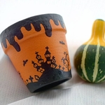リメイク鉢  ハロウィン(送料込み)
