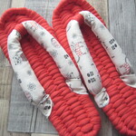 布ぞうり：Vermilion25cm/北欧モダン猫