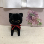 モールアート　黒猫ちゃん　モールベア  