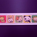 木製　両面動物パズル　割符　2ピース×5個