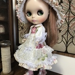薔薇とレースのワンピース　ブライス 、リカちゃん