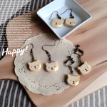 クマちゃんクッキーサンド ピアス/イヤリング