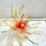 カラフル菊のかんざし