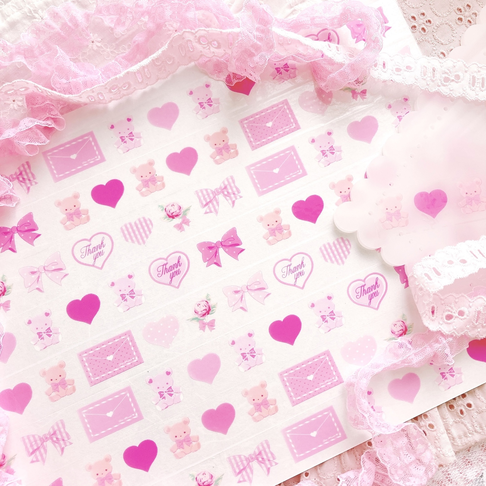 sold out❤️aromanticさま♡ピンクメモセット♡ おもちゃのOPPテープ - ARomantic♡ | minne byGMOペパボ 国内