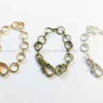 バッグチャームチェーン（丸型）(左/ゴールドのみ)(2個入)【1885】