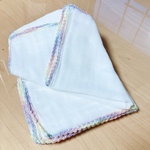 【送料無料】✳︎ふんわり柔らか♡ガーゼ沐浴布セット✳︎大小2枚組✳︎ニジイロ✳︎出産祝いにも