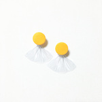 Clay × PVC pierce -yellow-
