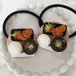 エビフライ定食のヘアゴム♡