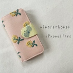 ミナペルホネン　手帳型iPhoneケース　iPhone11pro用