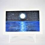 【9.満月の道(原画)】※訳アリ品（オマケあり）ポストカード