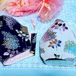 大人用 M(2枚)「リバティプリント」内布【抗菌ウイルス臭花粉カビ対応ガーゼ】を用いたハンドメイド マスク