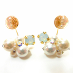 バックキャッチビジューピアス