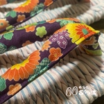 布草履🌈ピンク黒×紫