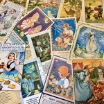 レトロな絵本のジャーナルペーパーセット＊コラージュ素材＊ジャンクジャーナル